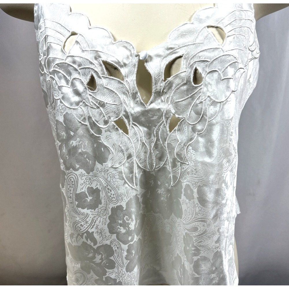 Victoria's Secret Vintage Gold Label Floral Cutwork Camisole Blouse Size Small